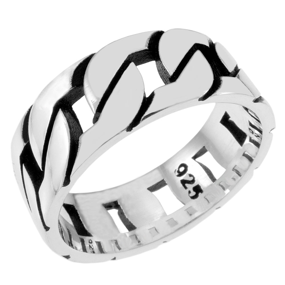 Cuban Link Band Ring