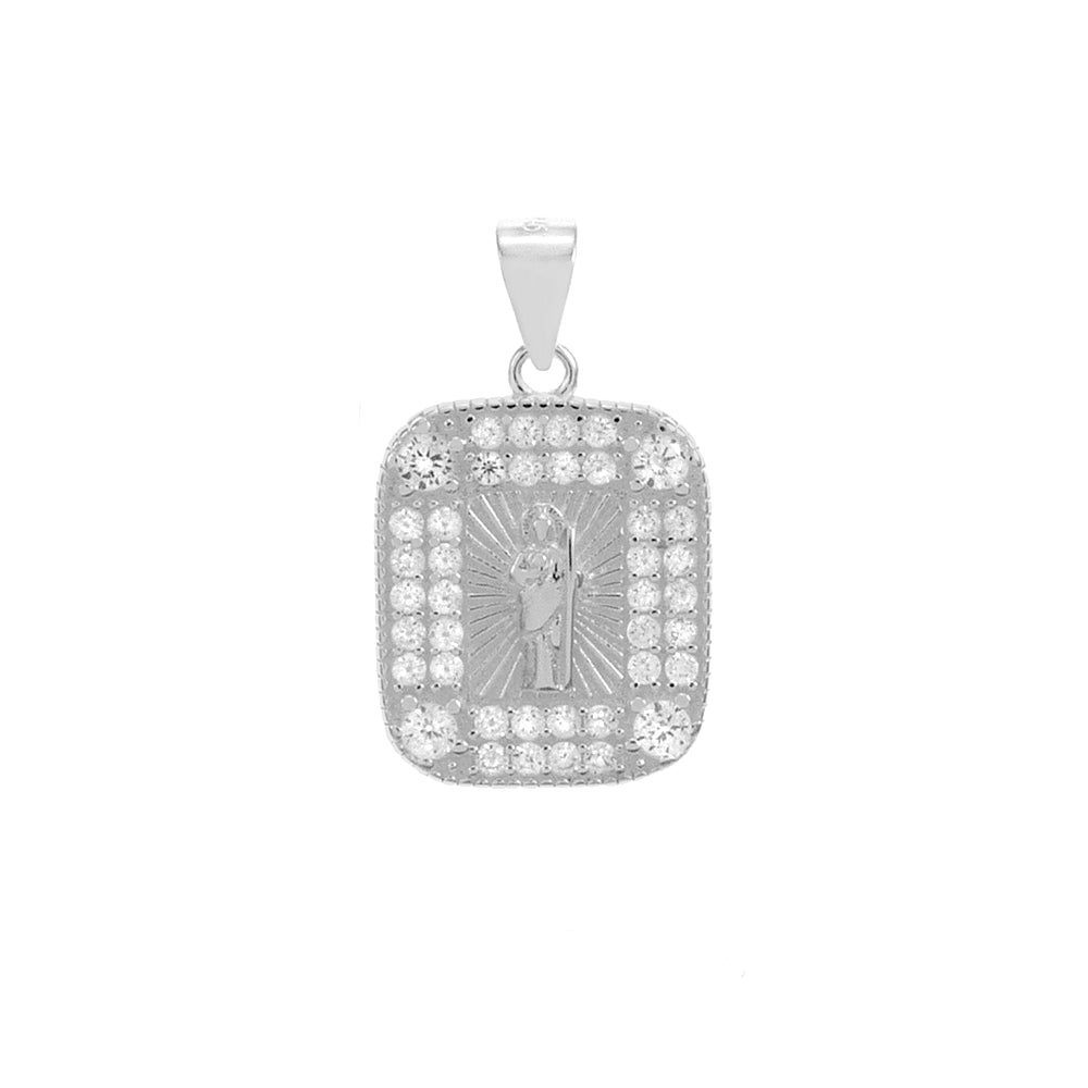 Saint Jude Thaddeus Sterling Silver Medal Pendant