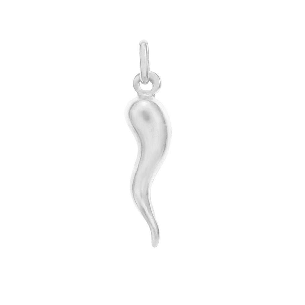 Italian Lucky Horn Sterling Silver Pendant