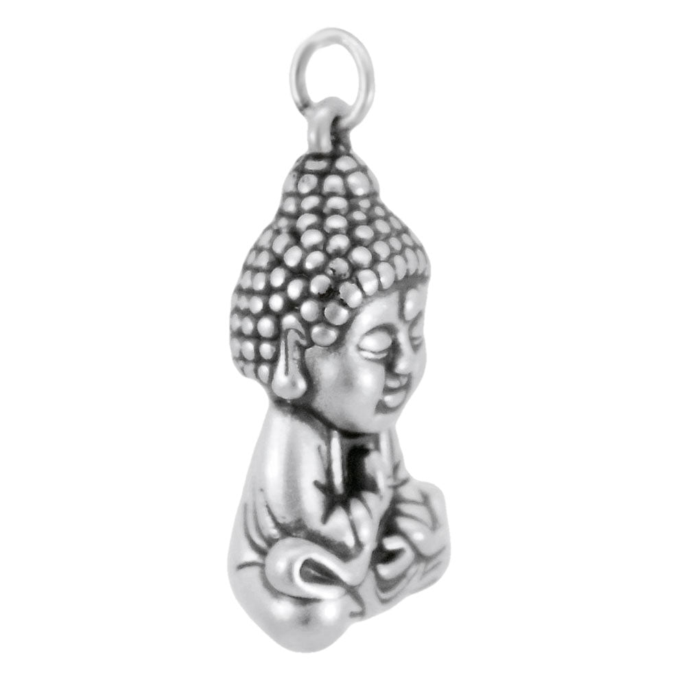 999 Sterling Silver Electroform Buddha Pendant