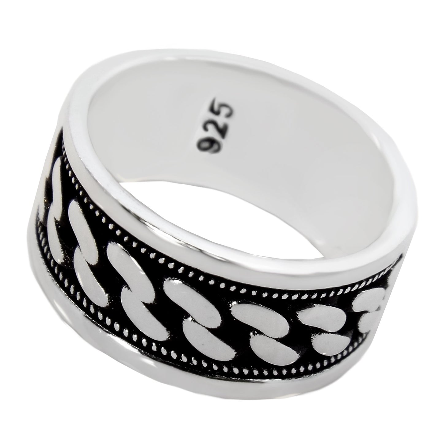 Sterling Silver Oxidized Band Ring