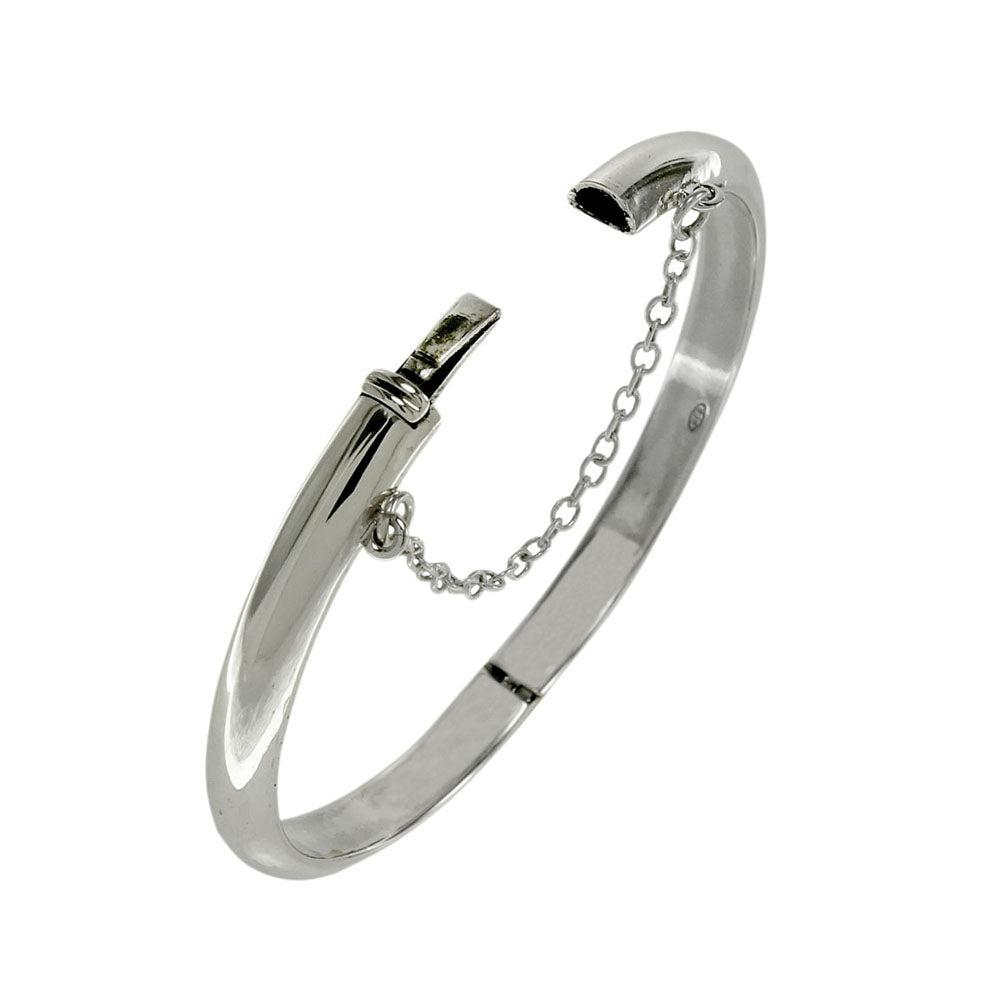 Sterling Silver Plain Baby Bangle