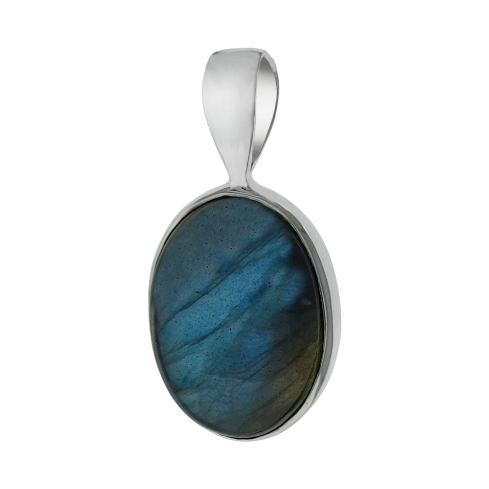 Sterling Silver Labradorite Pendant