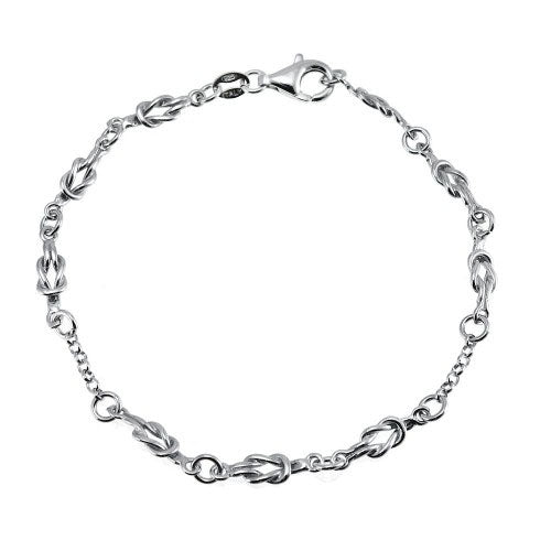 Sterling Silver Love Knot Bracelet