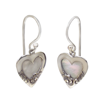 Mabe Pearl Bali Heart Earrings