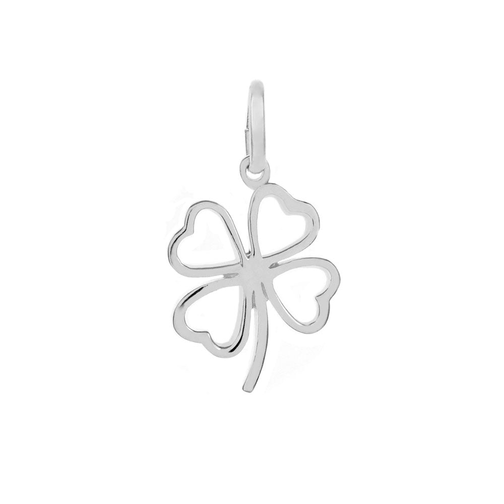 Four Leaf Clover Sterling Silver Pendant