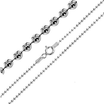 Sterling Silver Thin Bead Chain