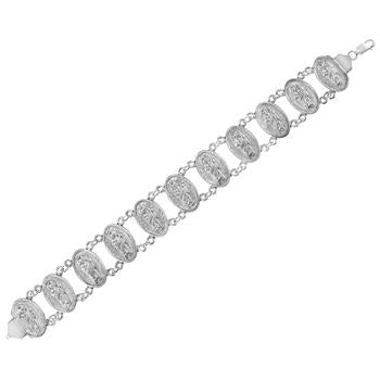 Saint Jude Sterling Silver Bracelet