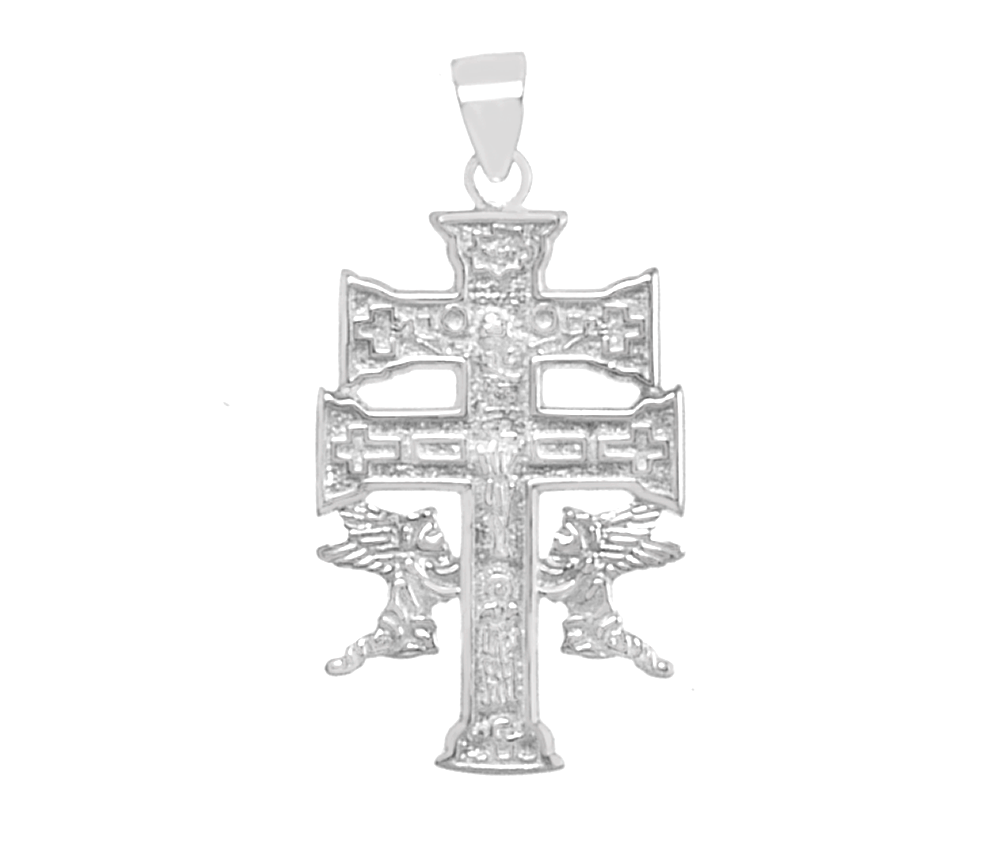 Sterling Silver Caravaca Cross Pendant