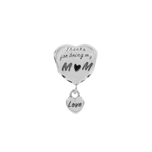 Sterling Silver Heart Charm Pendant