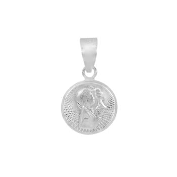 Sterling Silver First Communion Medal Pendant