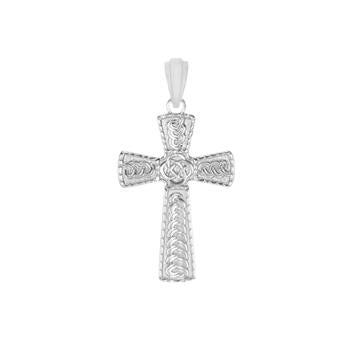 Sterling Silver Intricate Filigree Cross Pendant