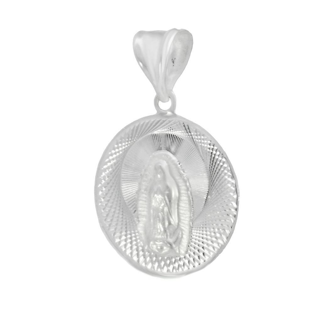 Lady of Guadalupe ST Jude Double Side 3D D C Medal Pendant