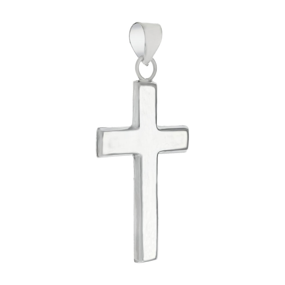 Sterling Silver High Polished Cross Pendant