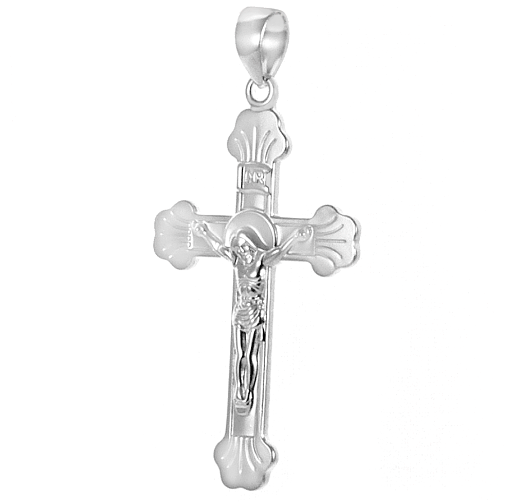 Sterling Silver Crucifix Cross Pendant