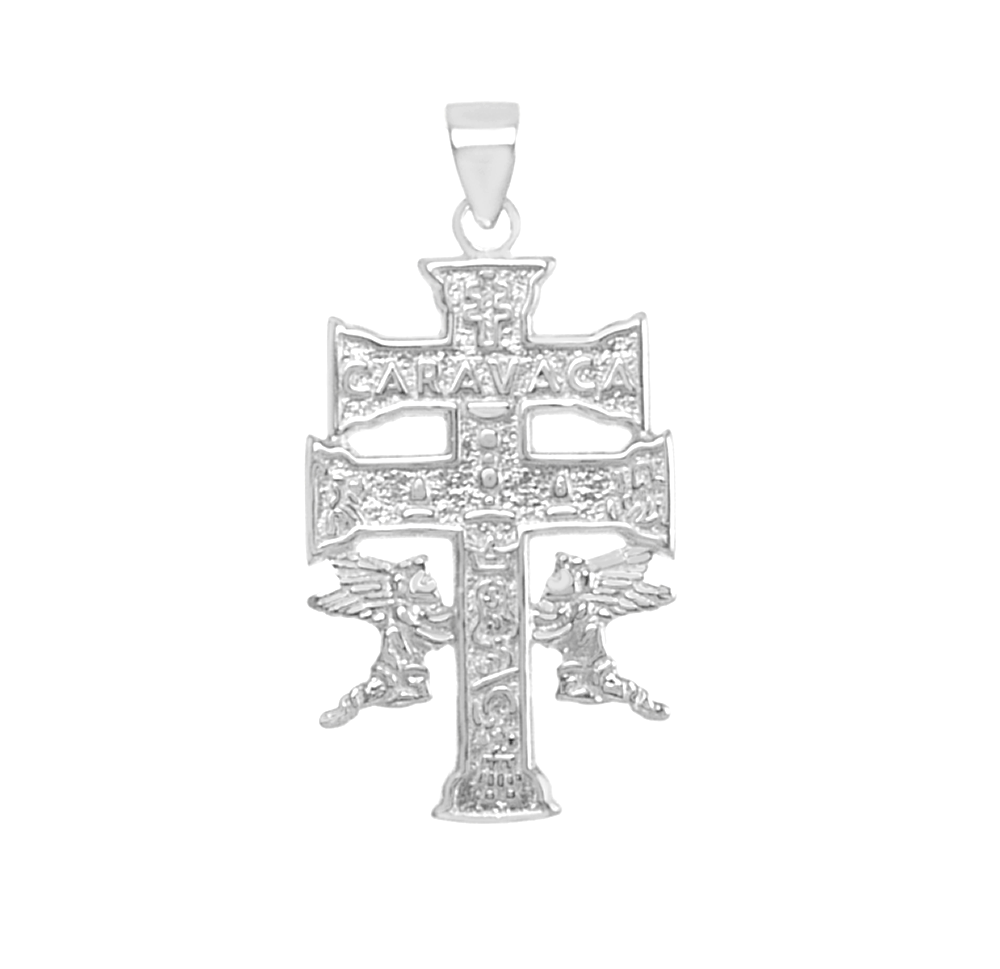 Sterling Silver Caravaca Cross Pendant