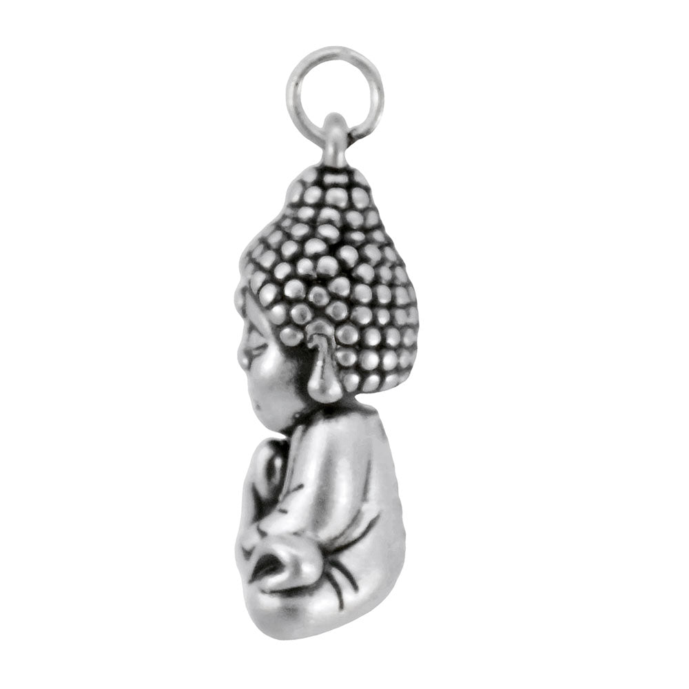 999 Sterling Silver Electroform Buddha Pendant