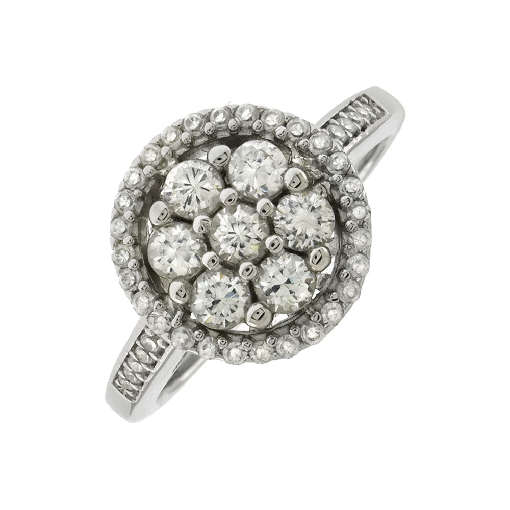 Sterling Silver Cubic Zirconia Ring