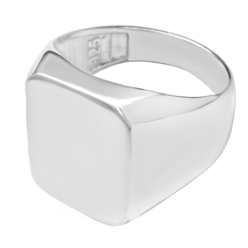 Rectangle Engravable Ring