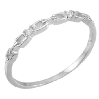 Sterling Silver Alternating Baguette CZ Ring