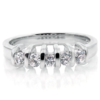 Cubic Zirconia Engagement Ring