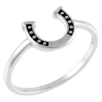 Sterling Silver Horseshoe Ring