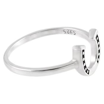 Sterling Silver Horseshoe Ring