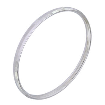 Sterling Sillver Rhodium D/C Bangle