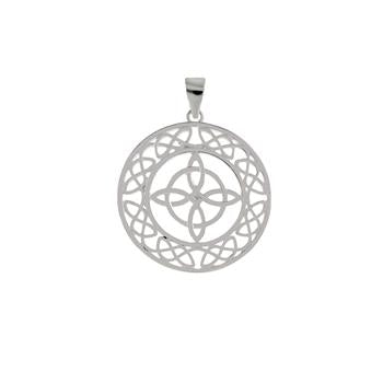 Witches Knot Sterling Silver Pendant