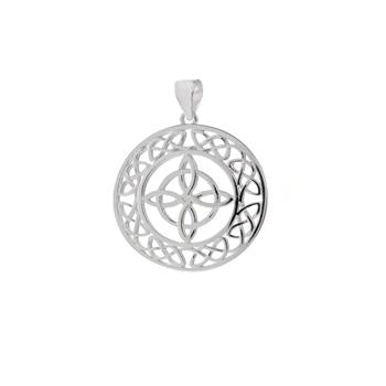 Witches Knot Sterling Silver Pendant