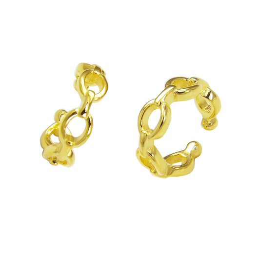 Gold Plated Ear Cuff Earrings