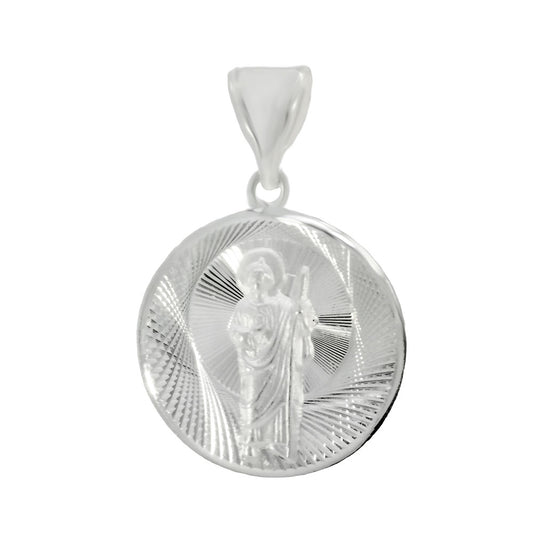 Lady of Guadalupe ST Jude Double Side 3D D C Medal Pendant