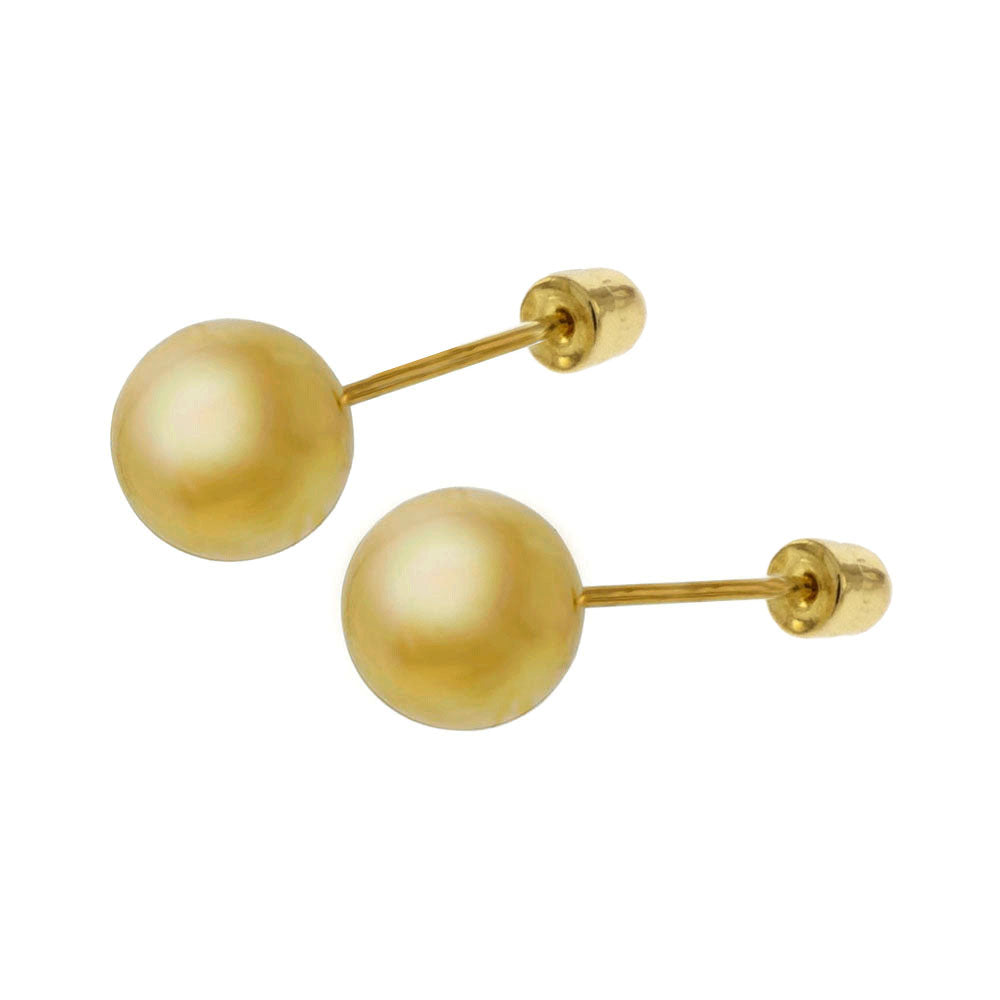 Mini Gold Ball Stud Earrings