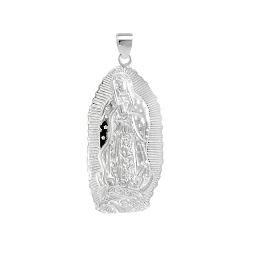 925 Sterling Silver Lady of Guadalupe Pendant