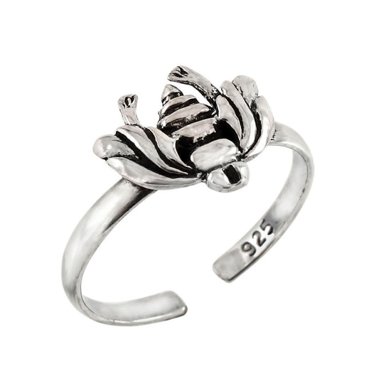 Sterling Silver Bee Toe Ring