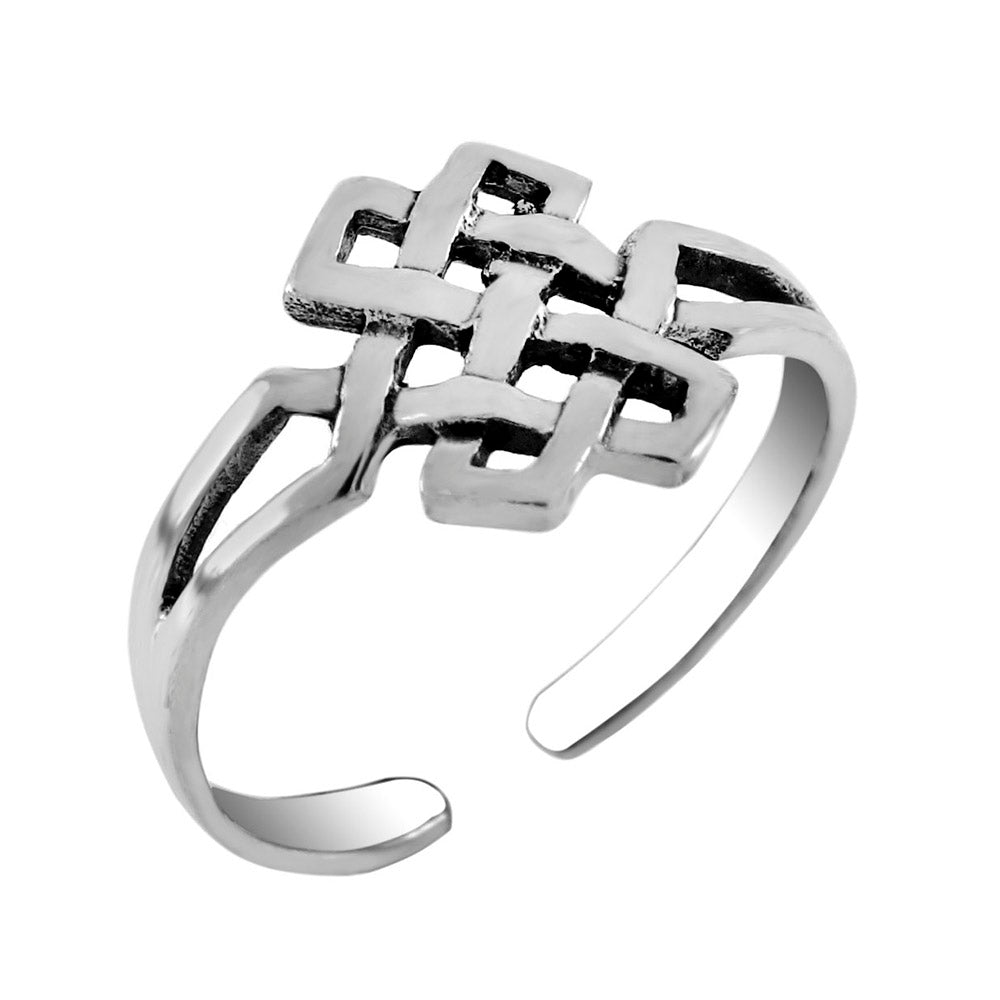 Sterling Silver Celtic Symbol Toe Ring