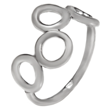 Sterling Silver 4 CIRCLE Ring