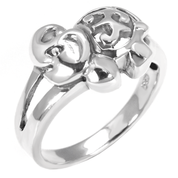 Sterling Silver ELEPHANT Ring Oxidised