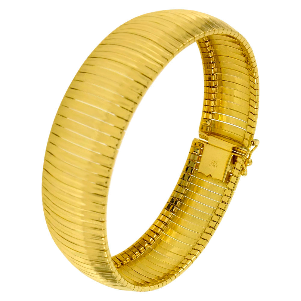 Gold-Plated Bangle Bracelet