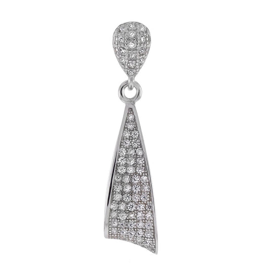 Pave Cubic Zirconia Pendant