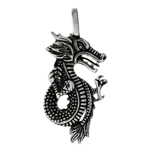 Dragon Oxidized Pendant