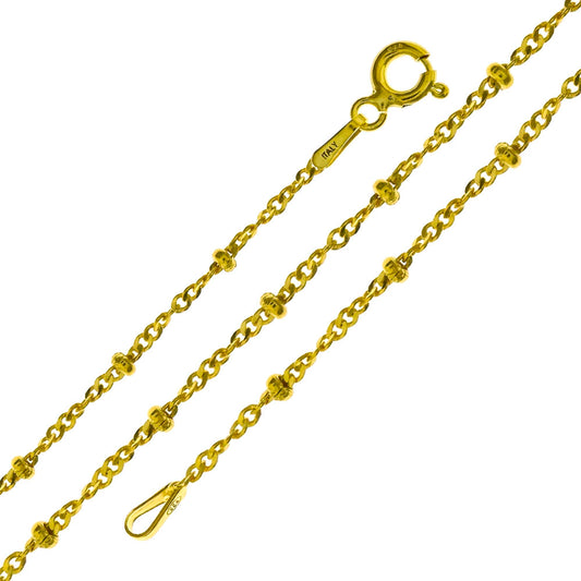 Italian Fancy Singapore Gold Plated Chain