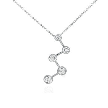 Sterling Silver Journey CZ Pendant