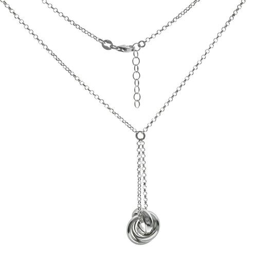 Italian Rolo D C W Trinity Bands Necklace