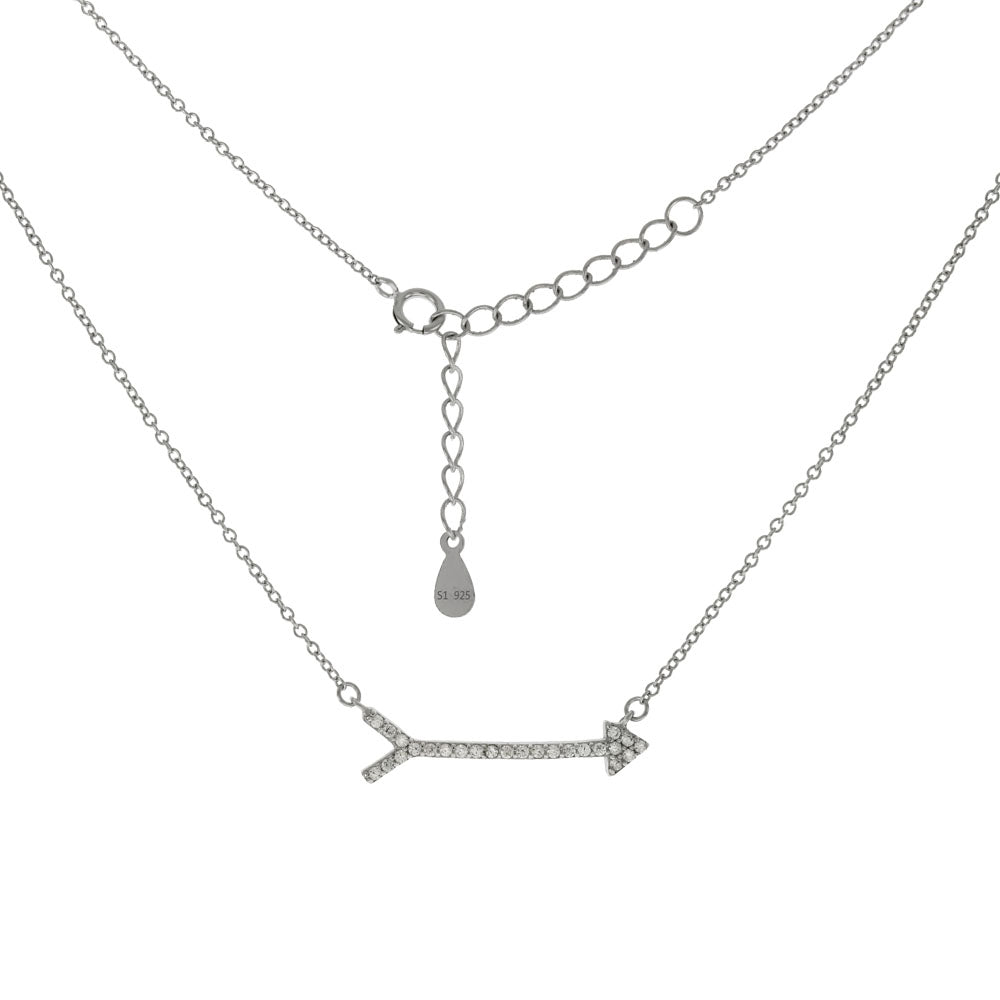 Arrow Cubic Zirconia Necklace