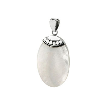 Bali Oval Shell Pendant