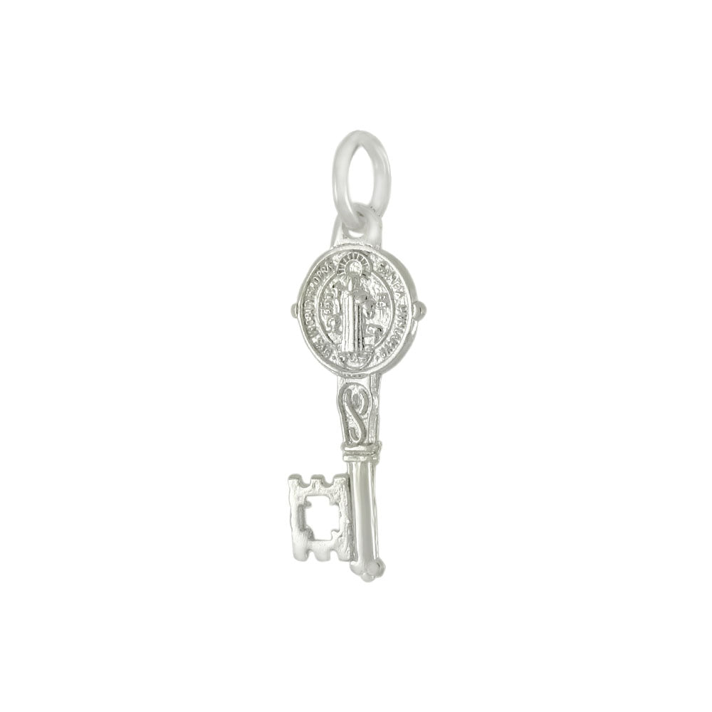 Sterling Silver San Benito Key Pendant