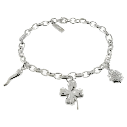 Nature-Themed Lucky Charm Bracelet