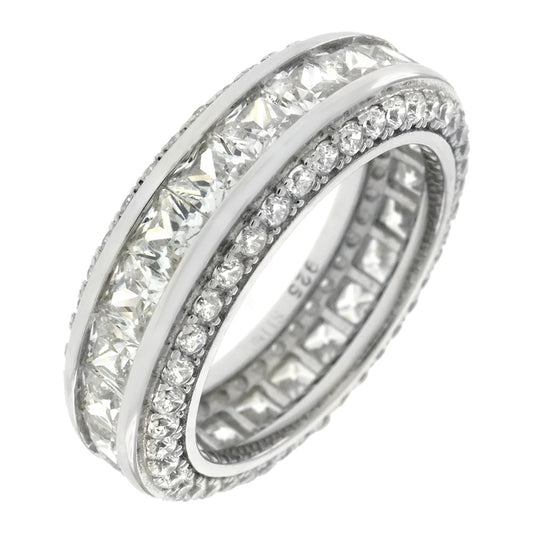 Princess Cut Cubic Zirconia Band Ring