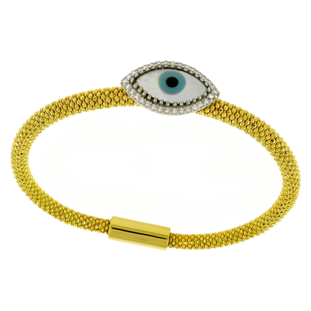 Evil Eye Mesh Bracelet